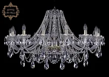Люстра подвесная хрустальная 11.25.16.400.Gd.Sp Богемиа Арт Классик прозрачная на 16 ламп, основание золотое в стиле классический Люстра подвесная хрустальная 11.25.16.400.Gd.Sp Богемиа Арт Классик прозрачная на 16 ламп, основание золотое в стиле классический